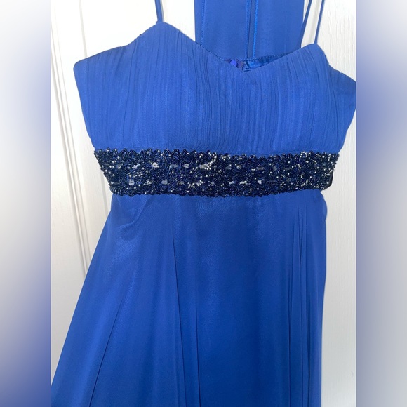 Blue Semi-Formal/Grad/Prom Dress - Picture 2 of 4